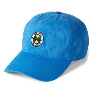 Cross Colours Blue Dad Hat Circle Logo Peace Sign Embroidered Twill Cap